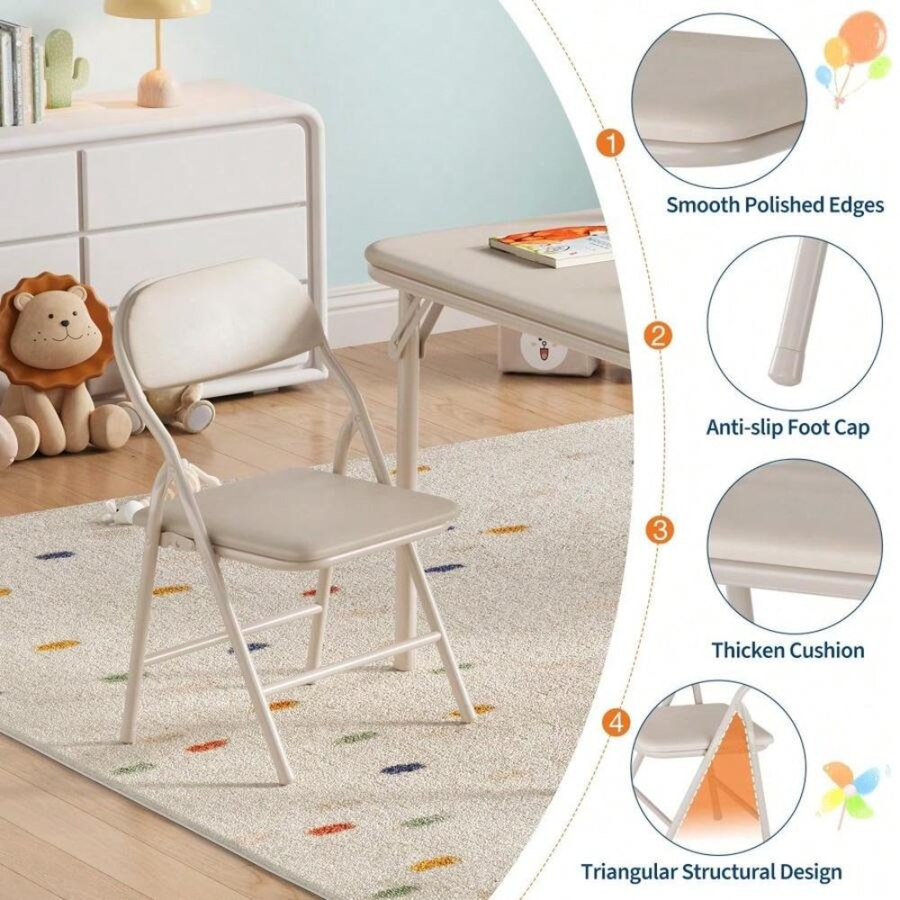 Kids Activity Table Set Foldin - Kids Outdoor Furniture Set recension och pris