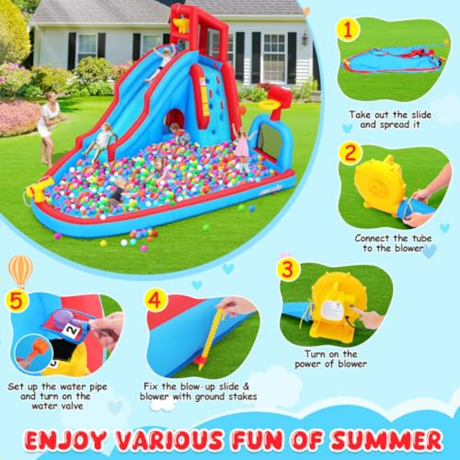 Backyard outdoor water slide i - Kids Outdoor Slide recension och pris