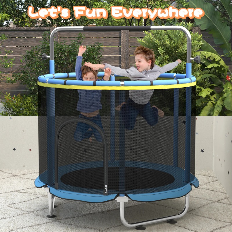 5FT Toddler Trampoline 8-in-1  - Kids Outdoor Hammock recension och pris