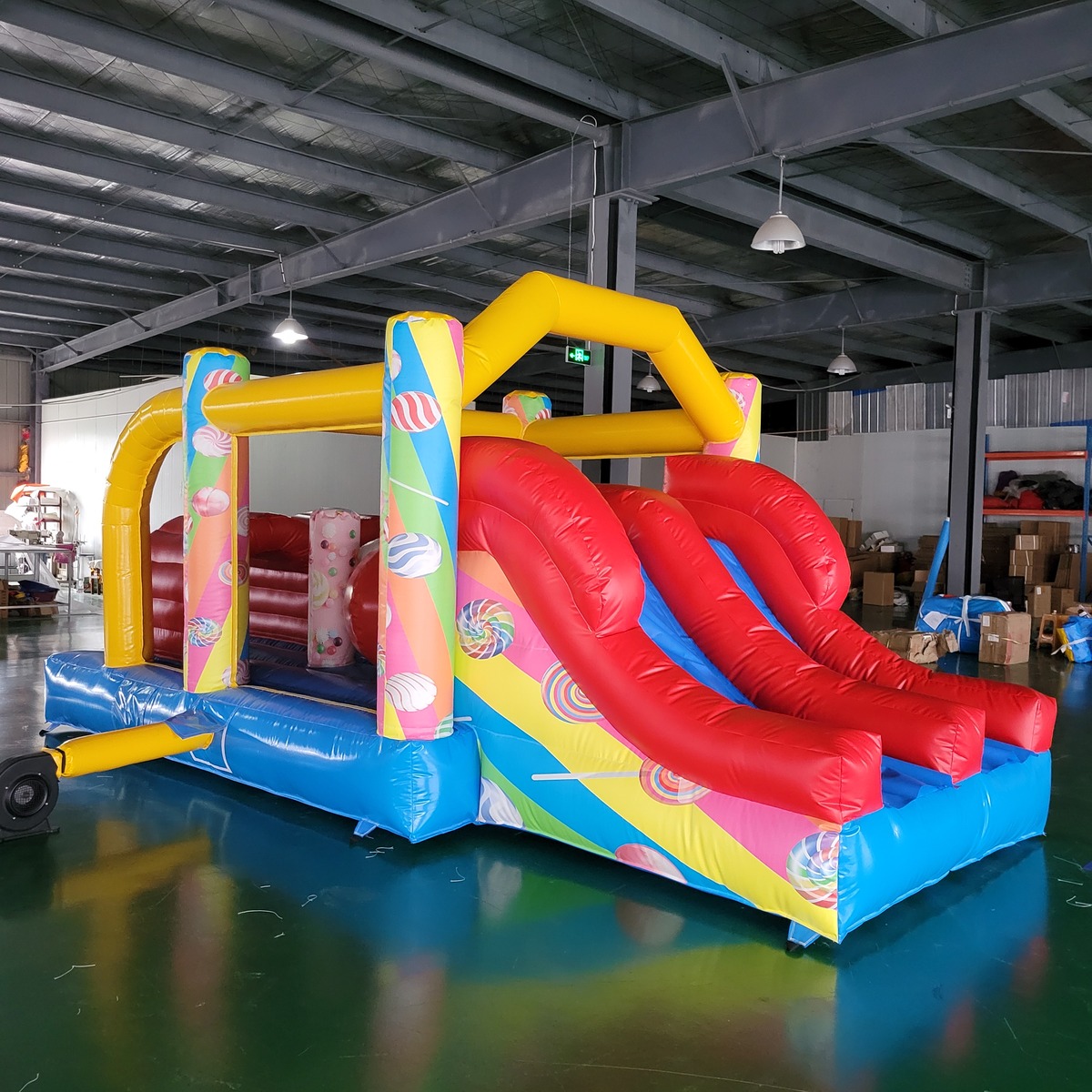 Commercial PVC Tarpaulin Kids  - Kids Outdoor Slide recension och pris