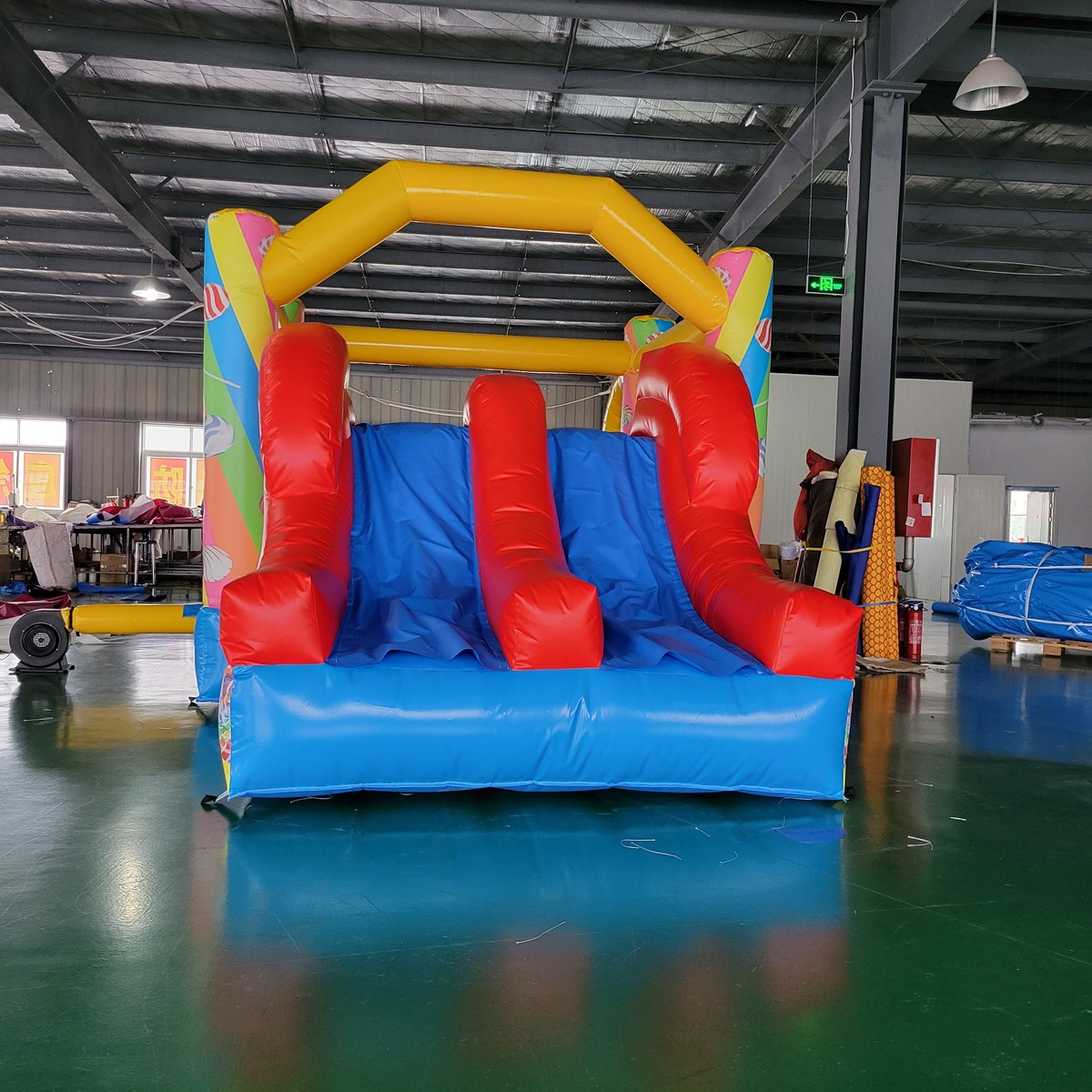 Commercial PVC Tarpaulin Kids  - Kids Outdoor Slide recension och pris