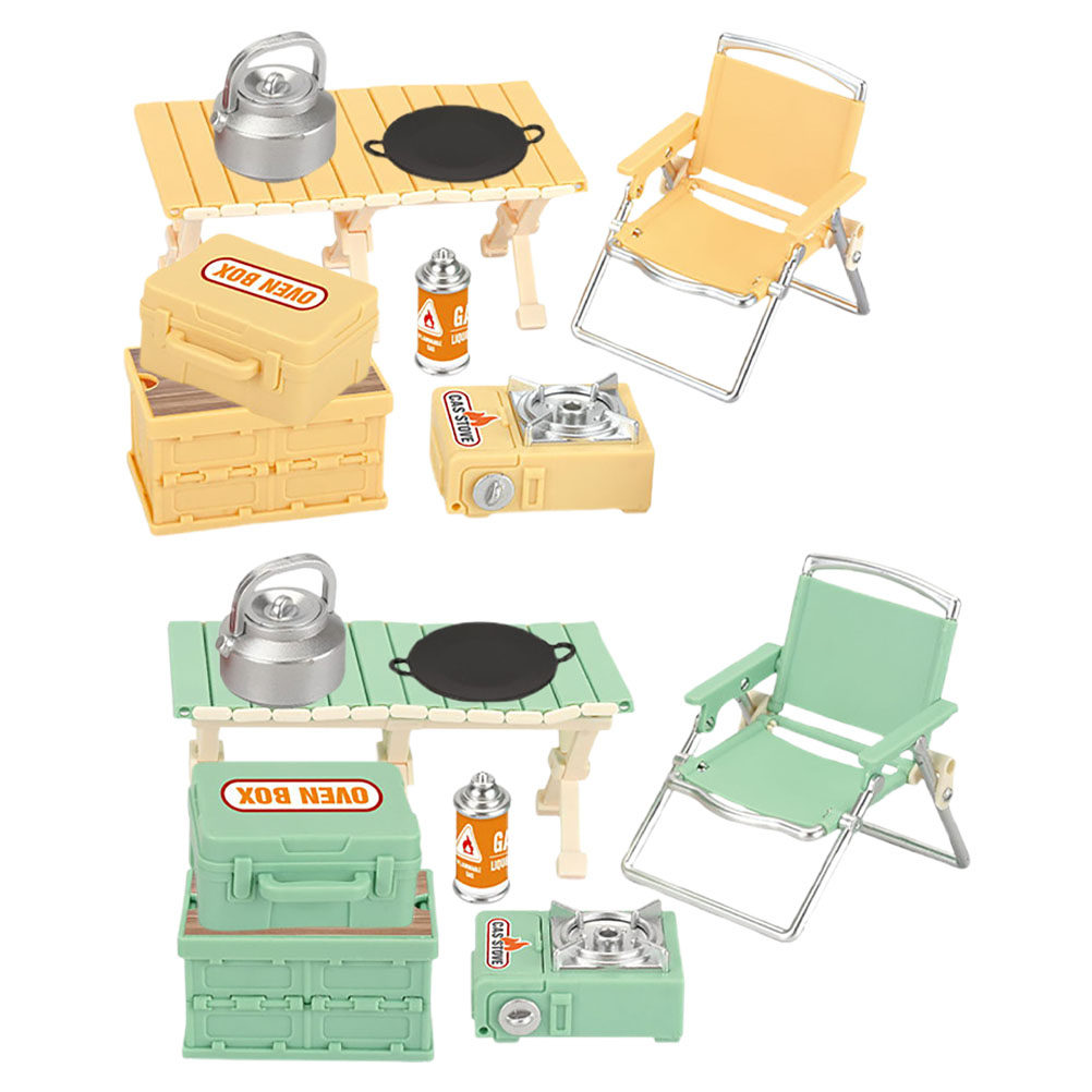 16Pcs Compact Miniature Outdoo - Kids Outdoor Furniture Set recension och pris