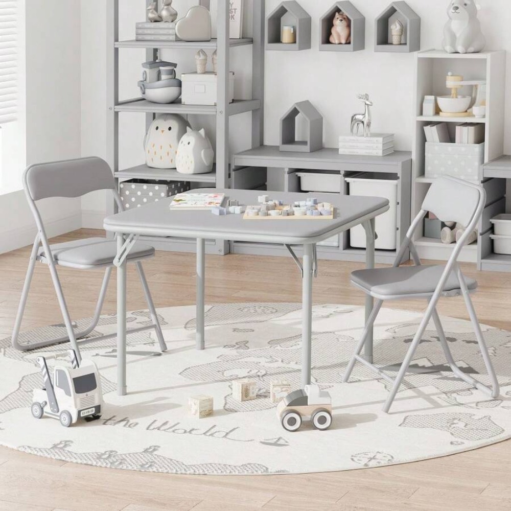 3 Piece Folding Table and Chai - Kids Outdoor Table And Chair Set recension och pris