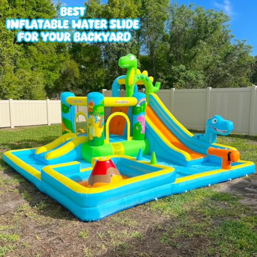 Outdoor backyard inflatable wa - Kids Outdoor Slide recension och pris