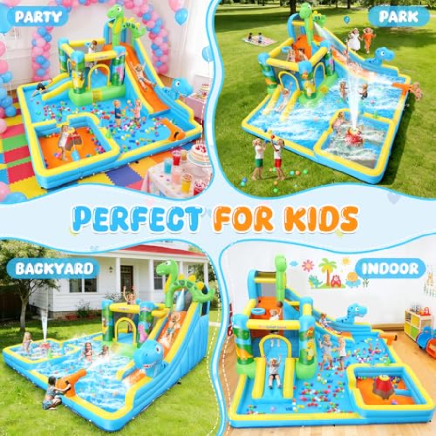 Outdoor backyard inflatable wa - Kids Outdoor Slide recension och pris