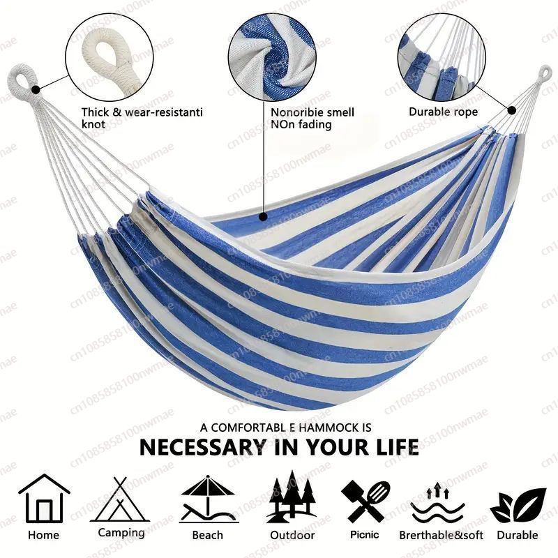 Double canvas stickless single - Kids Outdoor Hammock recension och pris