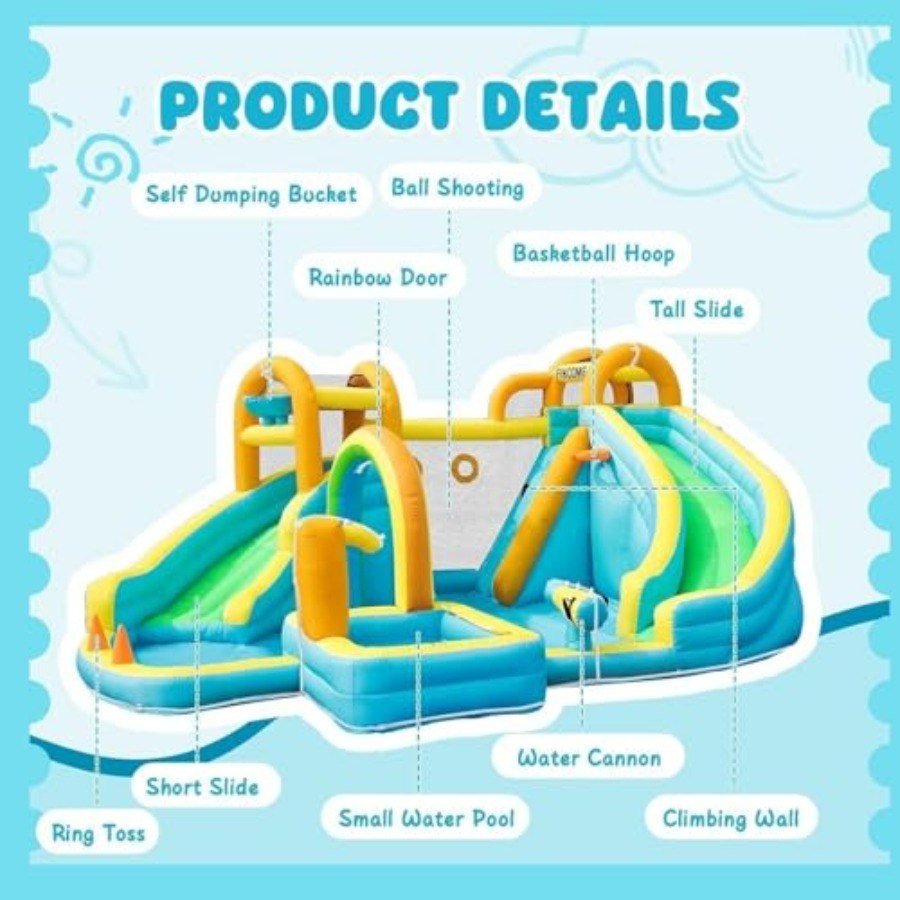 Backyard outdoor inflatable wa - Kids Outdoor Slide recension och pris