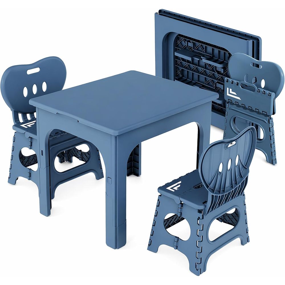oldable Table and Chair Set, H - Kids Outdoor Table And Chairs recension och pris