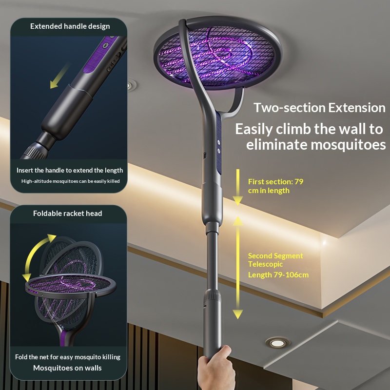 Rotating Head Bug Zapper Racke - Bug Catching Kit recension och pris