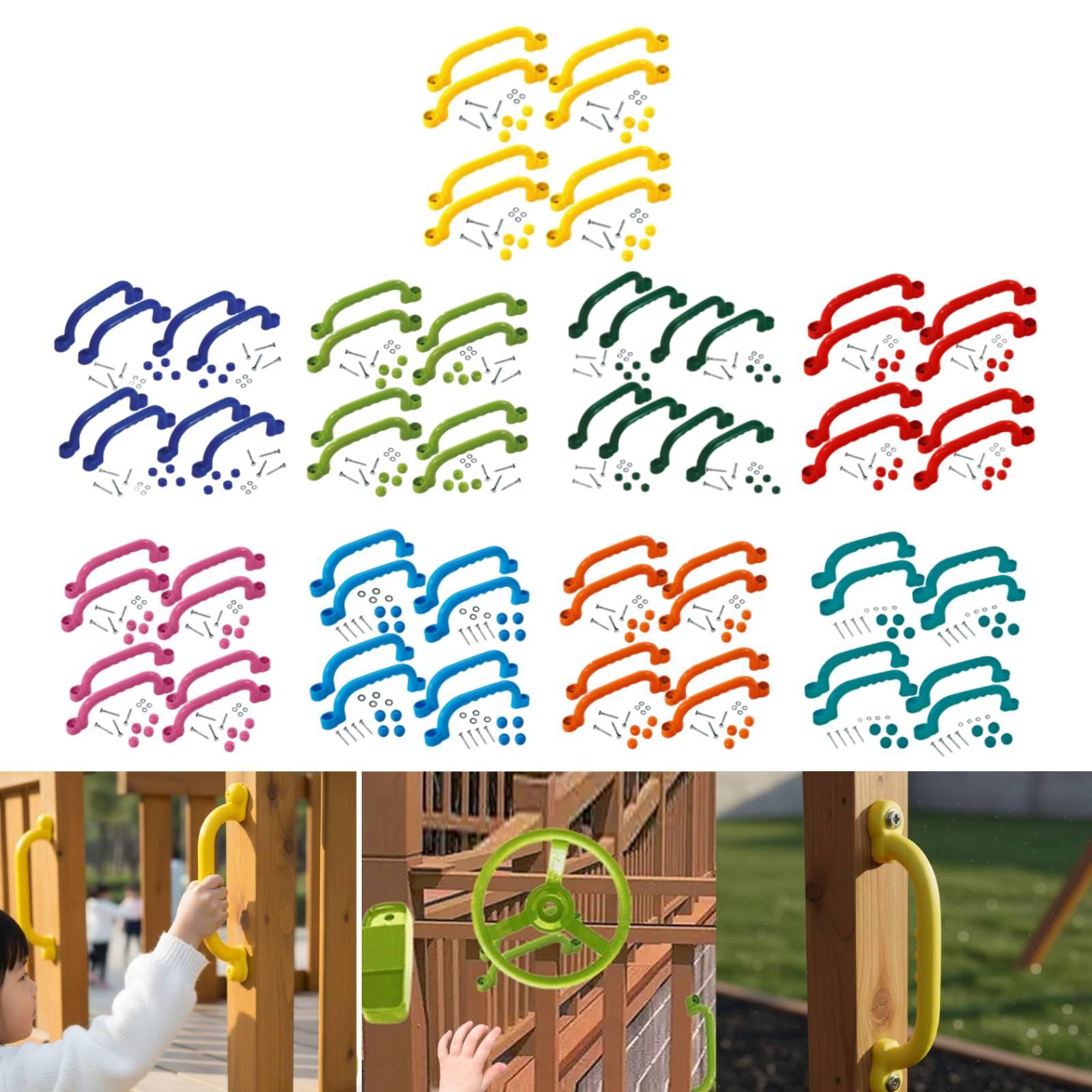 8Pcs Climbing Frame Handles Ea - Kids Outdoor Climbing Frame recension och pris