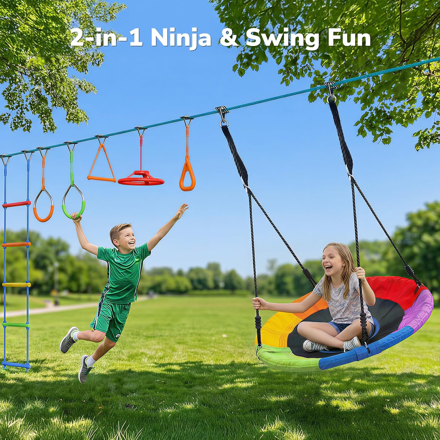 Kid Outdoor Ninja Warrior Obst - Kids Outdoor Ninja Set recension och pris