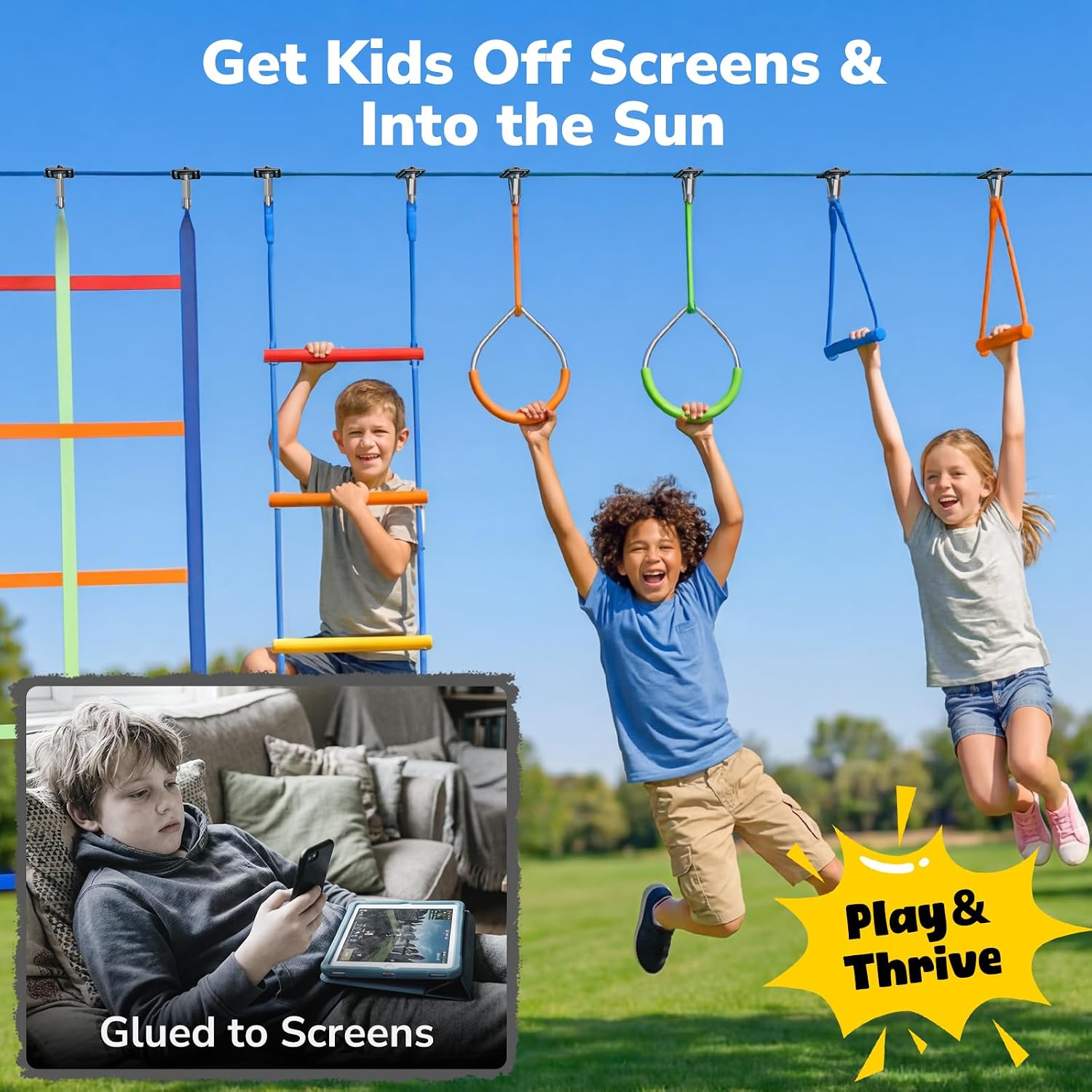 Kid Outdoor Ninja Warrior Obst - Kids Outdoor Ninja Set recension och pris