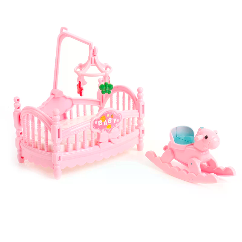 Miniature Crib Wooden Horse Se - Kids Outdoor Table And Chair Set recension och pris