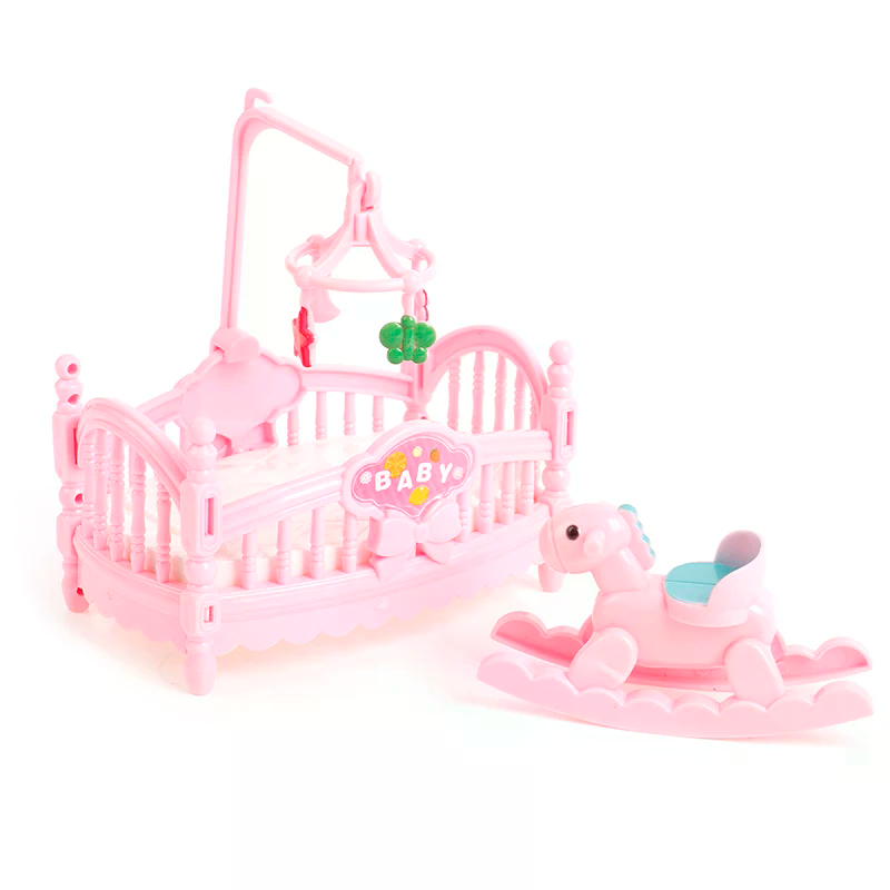 Miniature Crib Wooden Horse Se - Kids Outdoor Table And Chair Set recension och pris