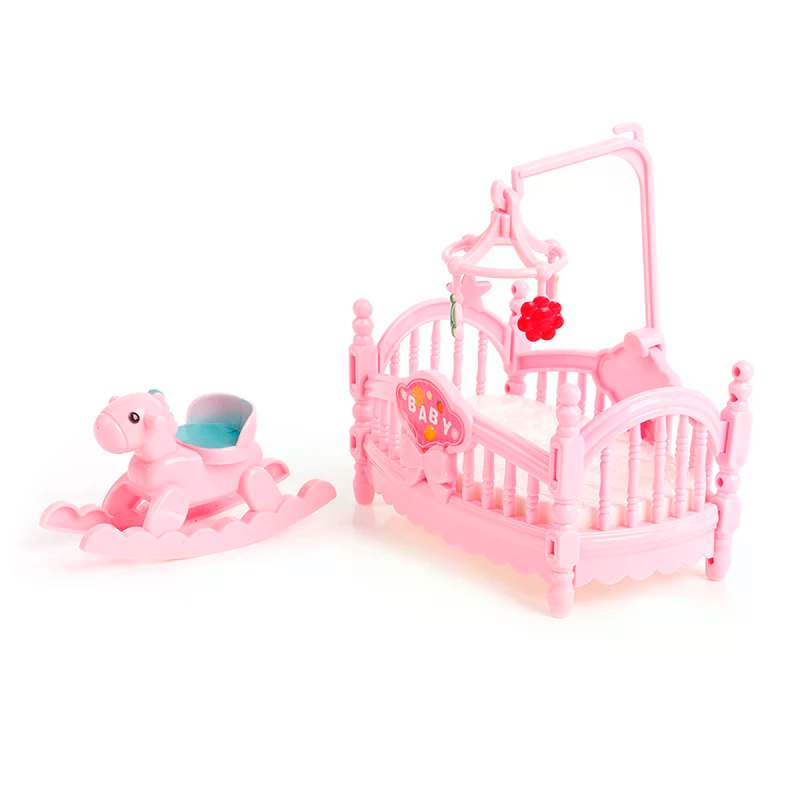 Miniature Crib Wooden Horse Se - Kids Outdoor Table And Chair Set recension och pris