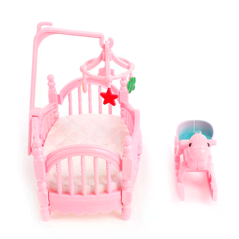 Miniature Crib Wooden Horse Se - Kids Outdoor Table And Chair Set recension och pris