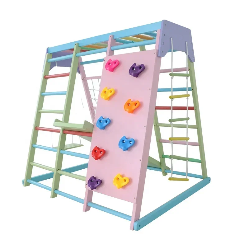 Kids Wooden Climbing Frame Ind - Kids Outdoor Climbing Frame recension och pris