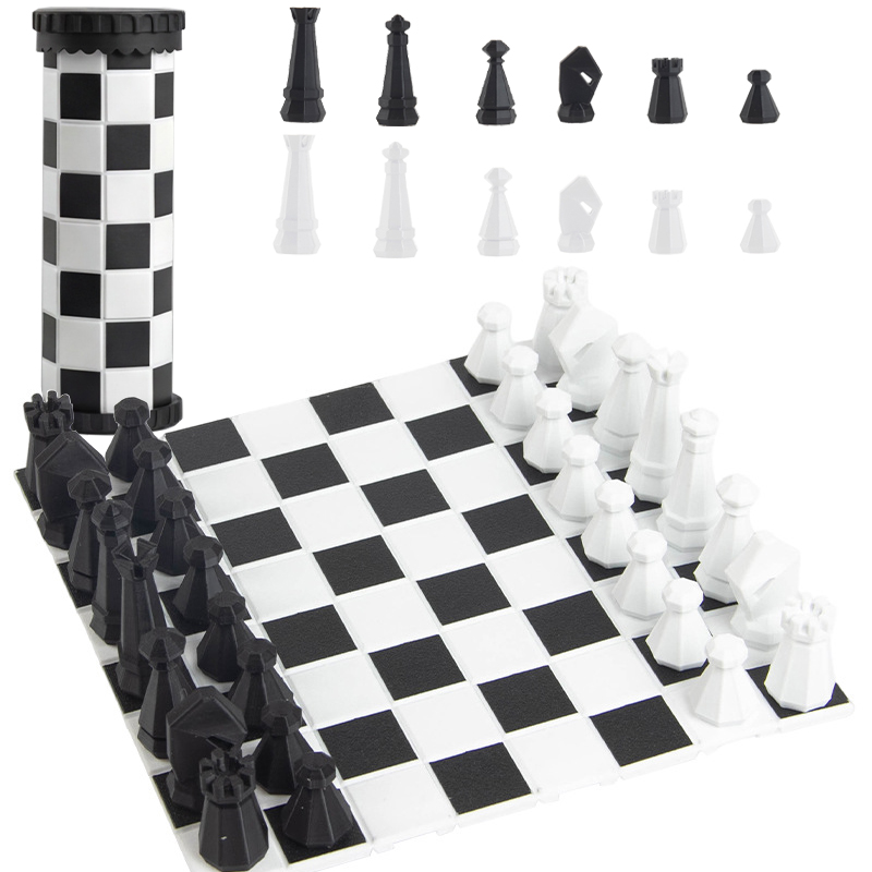 2 in 1 Portable Chess Game Set - Kids Outdoor Activity Set recension och pris