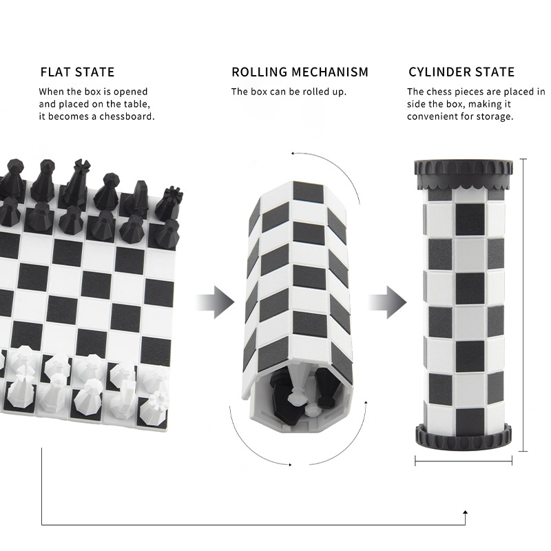 2 in 1 Portable Chess Game Set - Kids Outdoor Activity Set recension och pris