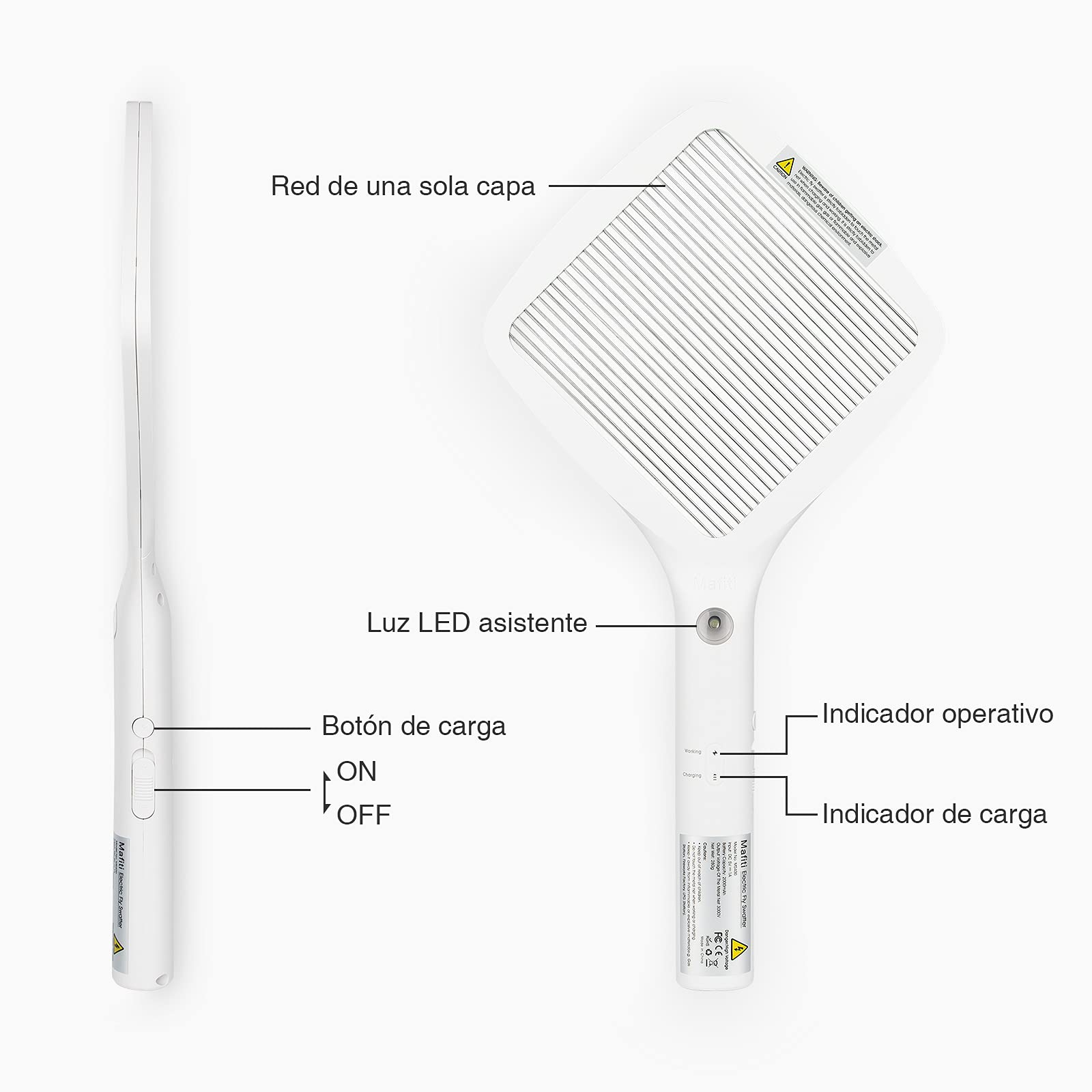 Mafiti Swatter Powerful USB Re - Bug Catching Kit recension och pris